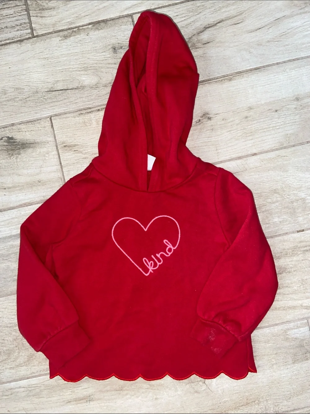 GAP Kids 5T Pink Fleece Pullover & Red Heart Hoodie with Black Leggings